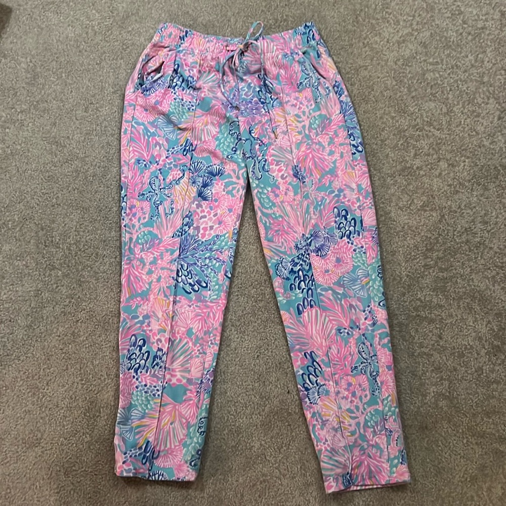 Lilly Pulitzer Emora Knit Pants Splendor in the Sand